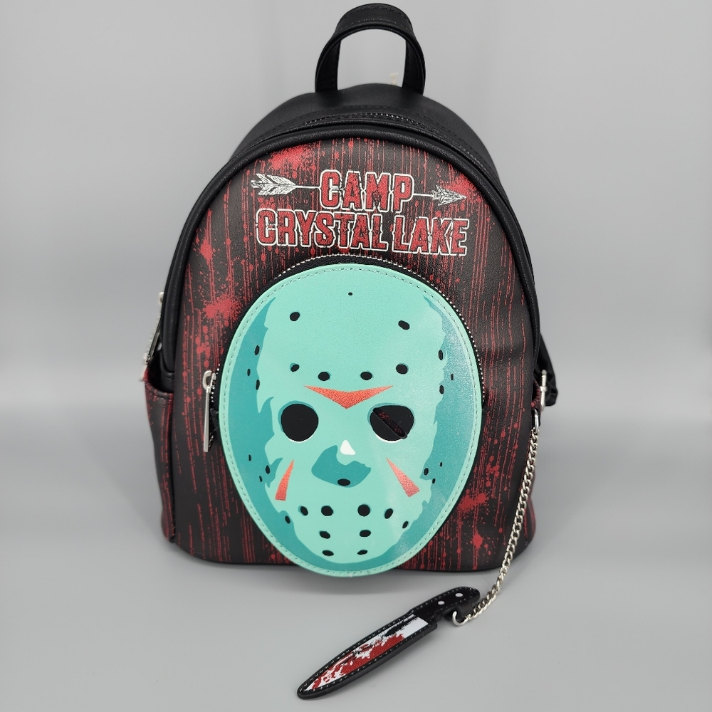 Loungefly Halloween: Friday the 13th Jason Glow in the Dark MINI BACKPACK